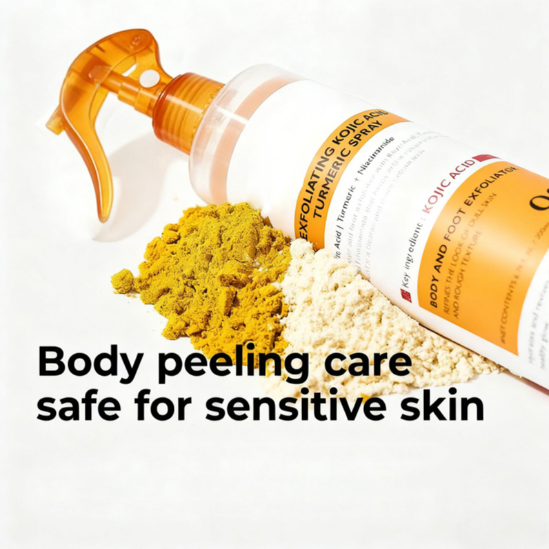 ⚡ Flash Sale | Kojic Acid - Turmeric Exfoliating Body Mist | Smooth Skin & Pore Care