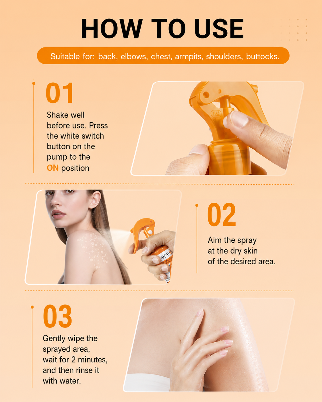 ⚡ Flash Sale | Kojic Acid - Turmeric Exfoliating Body Mist | Smooth Skin & Pore Care