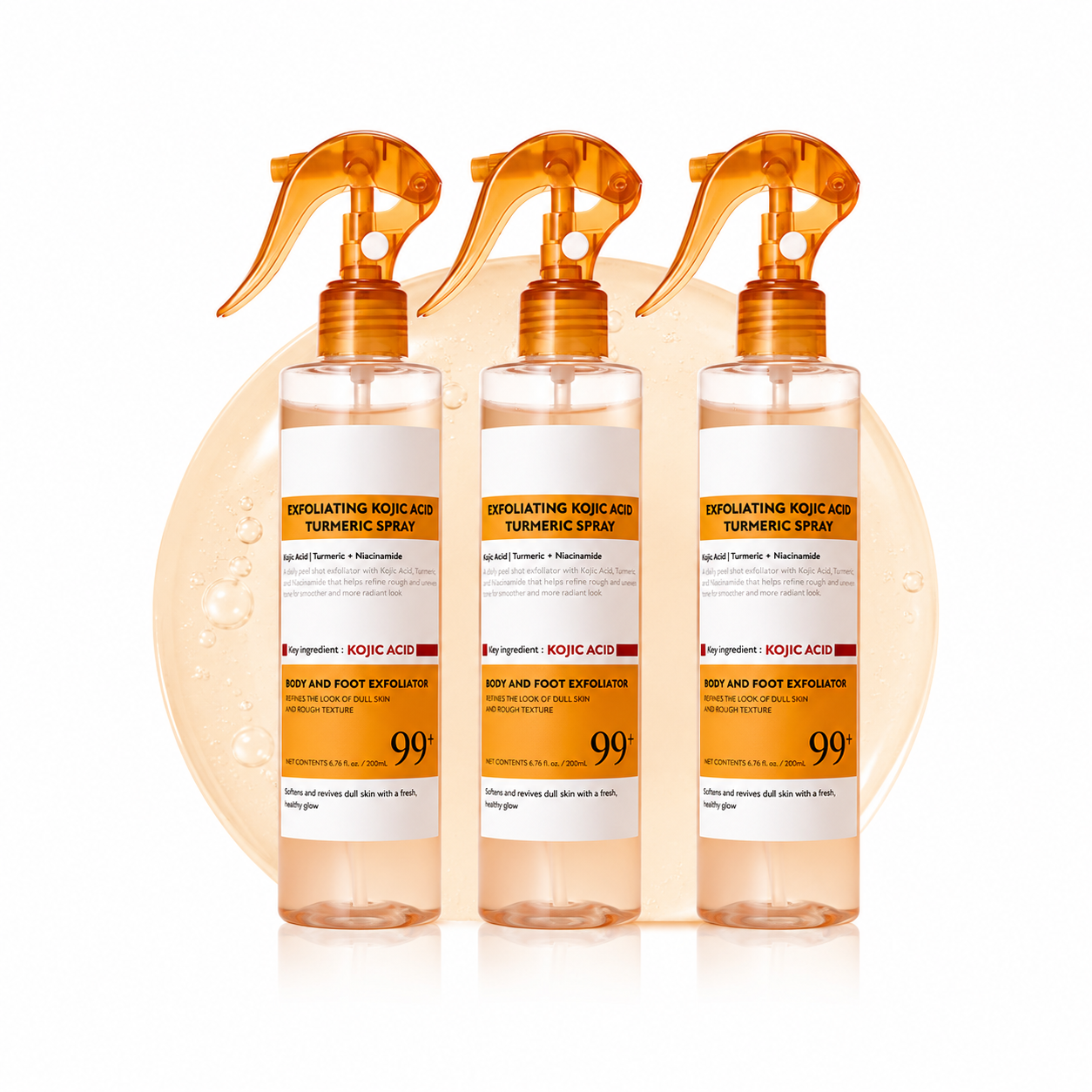 ⚡ Flash Sale | Kojic Acid - Turmeric Exfoliating Body Mist | Smooth Skin & Pore Care